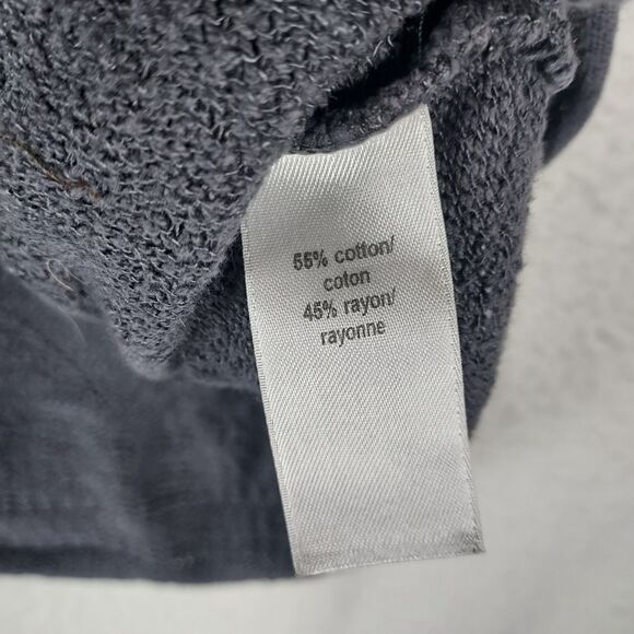 Maurices Women’s Open Front Cardigan Sweater Gray M Cotton Rayon USA Made - Picture 7 of 8